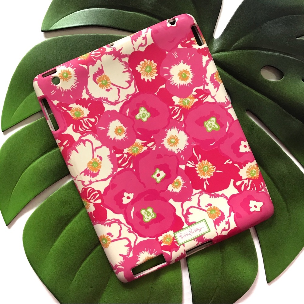 Lilly Pulitzer iPad 2 case - silicone - Scarlet Begonia - limited edition